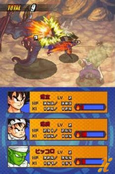 Goku, Gohan y Piccolo en Dragon Ball Z Story
